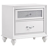 Coaster Barzini 2-drawer Nightstand White Model 205892